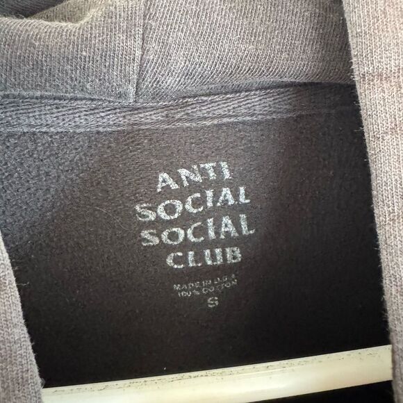 Anti Social Social Club Motor Sport Hoodie Small - Picture 8 of 8